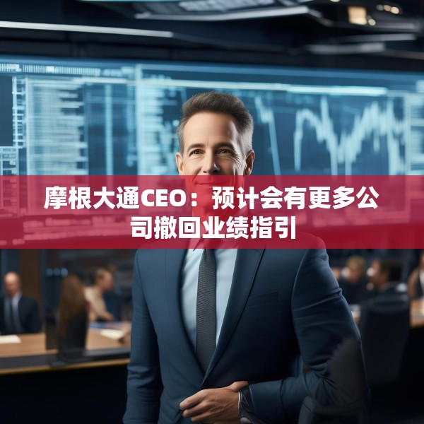 摩根大通CEO：预计会有更多公司撤回业绩指引