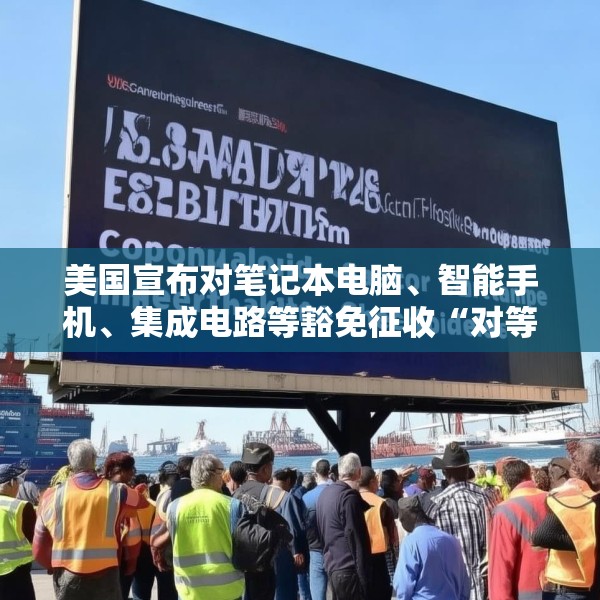 美国宣布对笔记本电脑、智能手机、集成电路等豁免征收“对等关税”