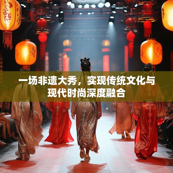 一场非遗大秀，实现传统文化与现代时尚深度融合