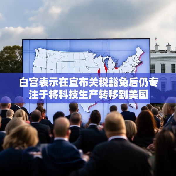 白宫表示在宣布关税豁免后仍专注于将科技生产转移到美国