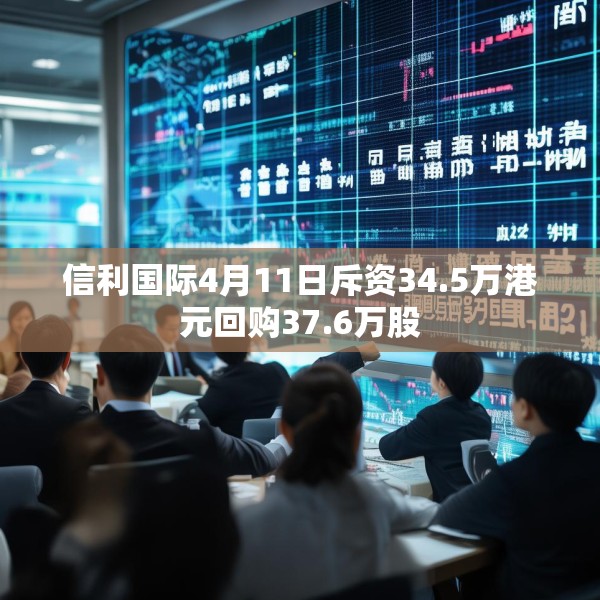 信利国际4月11日斥资34.5万港元回购37.6万股
