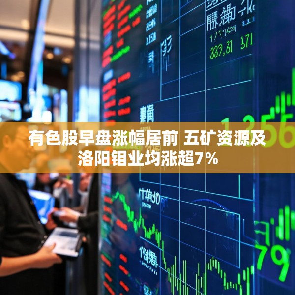 有色股早盘涨幅居前 五矿资源及洛阳钼业均涨超7%