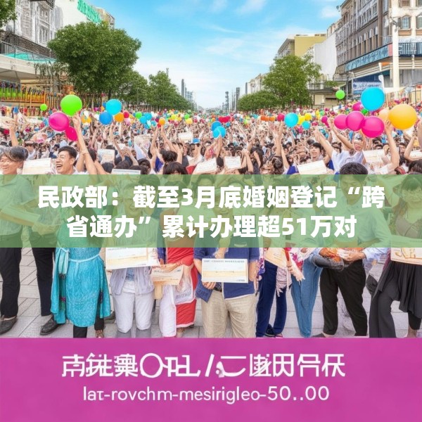 民政部：截至3月底婚姻登记“跨省通办”累计办理超51万对