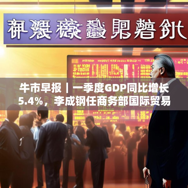 牛市早报｜一季度GDP同比增长5.4%，李成钢任商务部国际贸易谈判代表