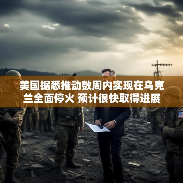 美国据悉推动数周内实现在乌克兰全面停火 预计很快取得进展