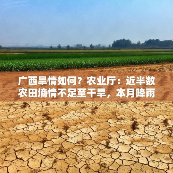 广西旱情如何？农业厅：近半数农田墒情不足至干旱，本月降雨将渐增