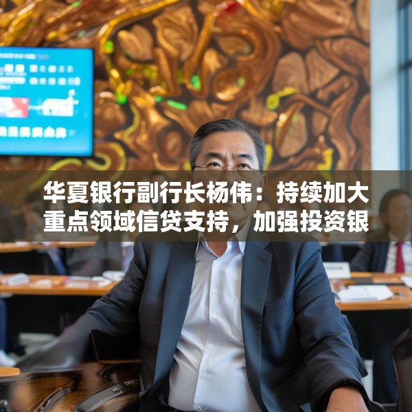 华夏银行副行长杨伟：持续加大重点领域信贷支持，加强投资银行体系化能力建设