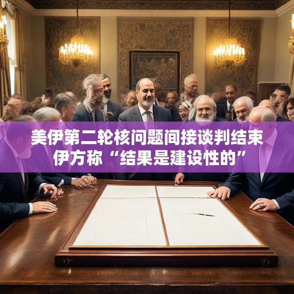 美伊第二轮核问题间接谈判结束 伊方称“结果是建设性的”