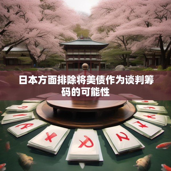 日本方面排除将美债作为谈判筹码的可能性