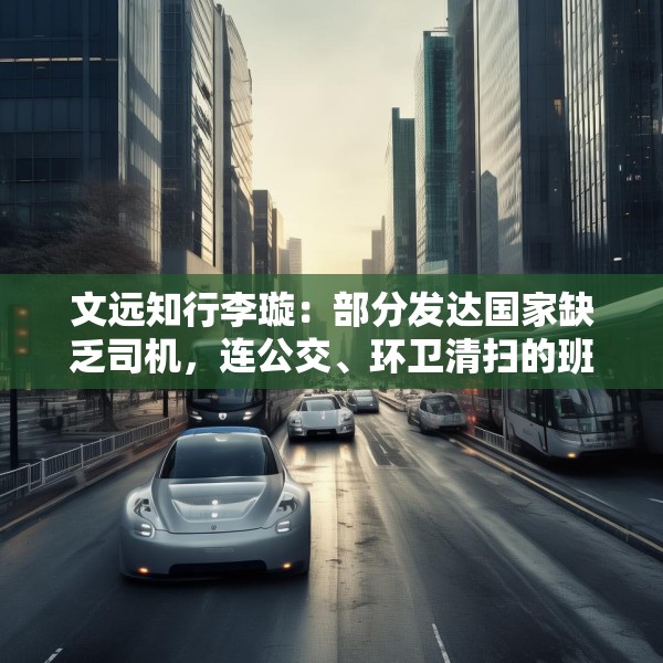 文远知行李璇：部分发达国家缺乏司机，连公交、环卫清扫的班次都减少了
