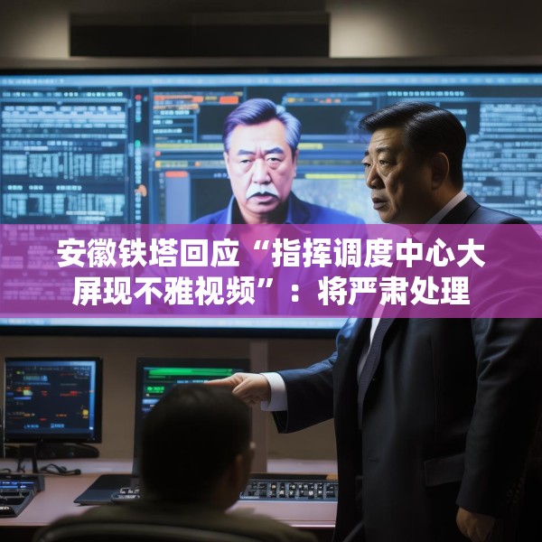 安徽铁塔回应“指挥调度中心大屏现不雅视频”：将严肃处理