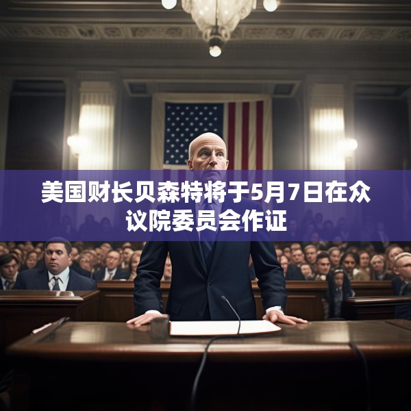 美国财长贝森特将于5月7日在众议院委员会作证