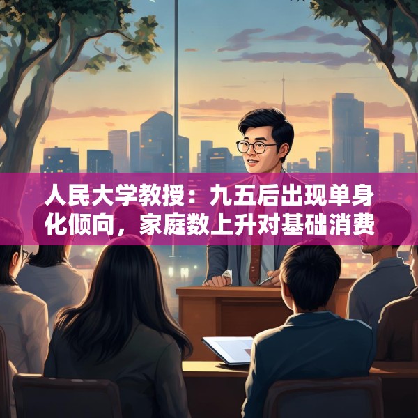 人民大学教授：九五后出现单身化倾向，家庭数上升对基础消费形成支撑