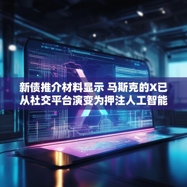 新债推介材料显示 马斯克的X已从社交平台演变为押注人工智能和订阅收入的平台