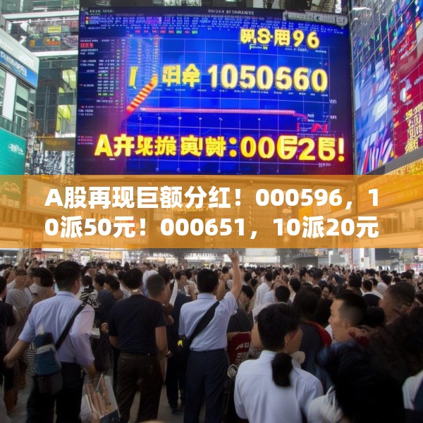 A股再现巨额分红！000596，10派50元！000651，10派20元！