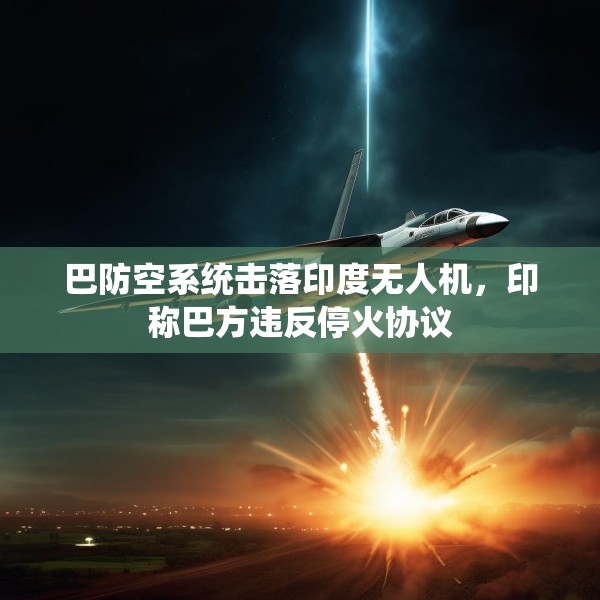 巴防空系统击落印度无人机，印称巴方违反停火协议