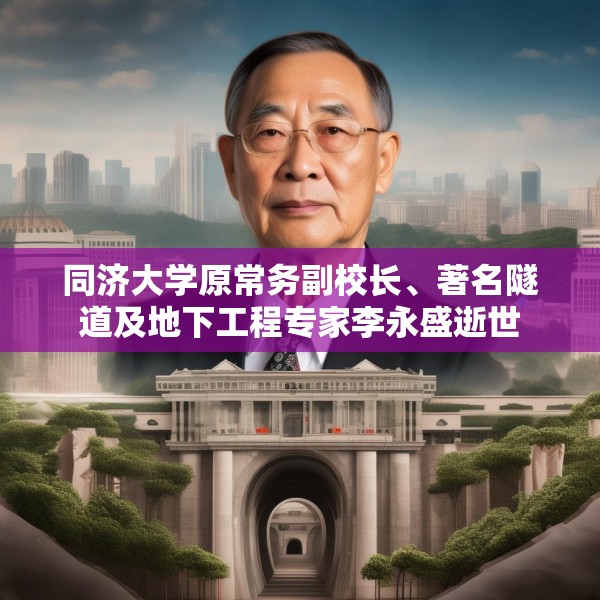 同济大学原常务副校长、著名隧道及地下工程专家李永盛逝世