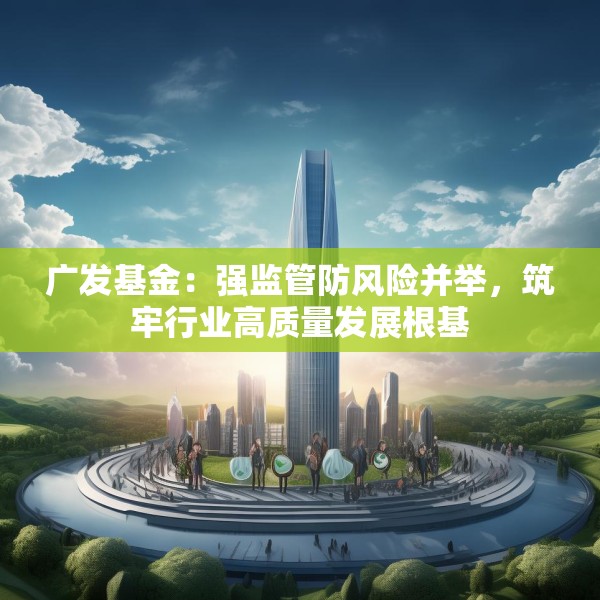 广发基金：强监管防风险并举，筑牢行业高质量发展根基