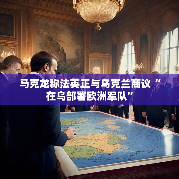 马克龙称法英正与乌克兰商议“在乌部署欧洲军队”