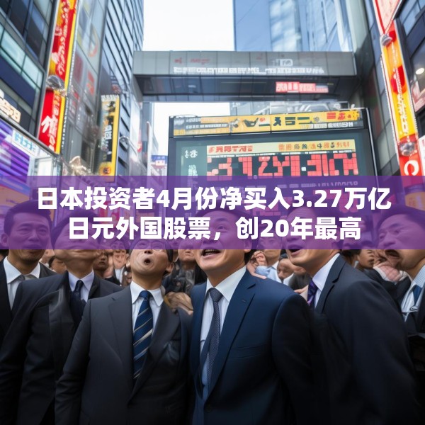 日本投资者4月份净买入3.27万亿日元外国股票，创20年最高