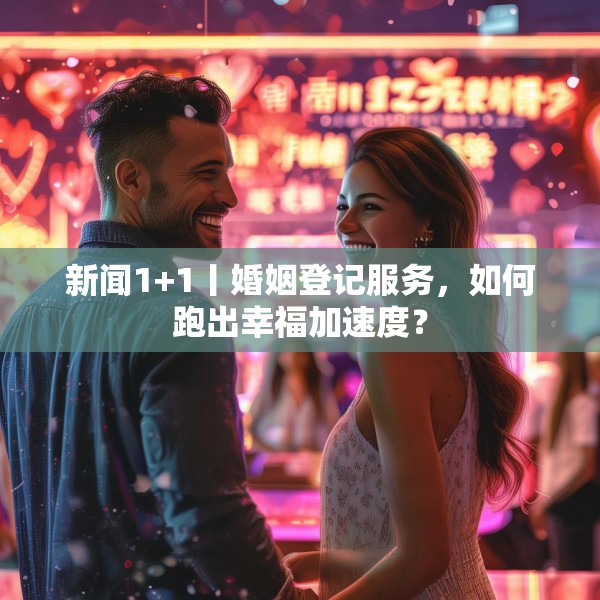 新闻1+1丨婚姻登记服务，如何跑出幸福加速度？