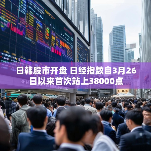 日韩股市开盘 日经指数自3月26日以来首次站上38000点