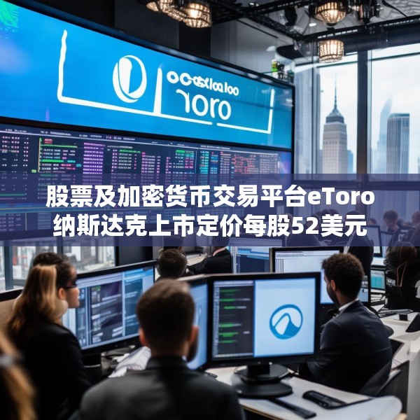 股票及加密货币交易平台eToro纳斯达克上市定价每股52美元