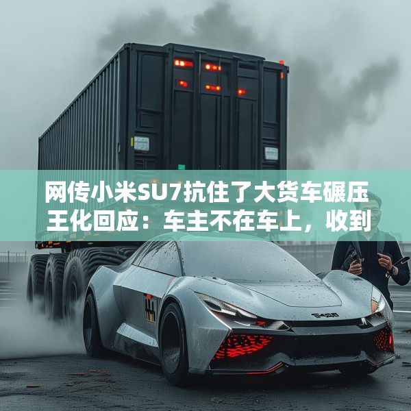 网传小米SU7抗住了大货车碾压 王化回应：车主不在车上，收到了报警及客服电话