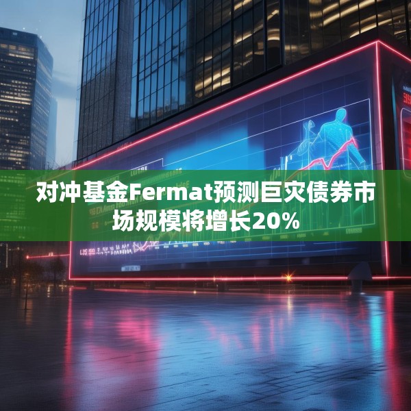对冲基金Fermat预测巨灾债券市场规模将增长20%