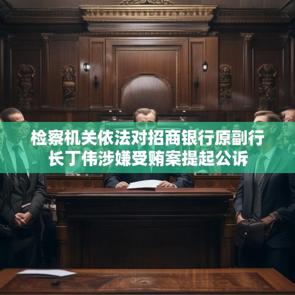 检察机关依法对招商银行原副行长丁伟涉嫌受贿案提起公诉
