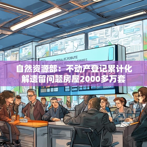 自然资源部：不动产登记累计化解遗留问题房屋2000多万套