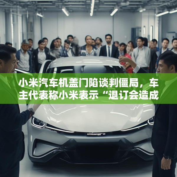 小米汽车机盖门陷谈判僵局，车主代表称小米表示“退订会造成崩塌”