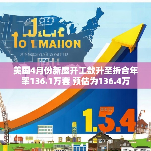 美国4月份新屋开工数升至折合年率136.1万套 预估为136.4万