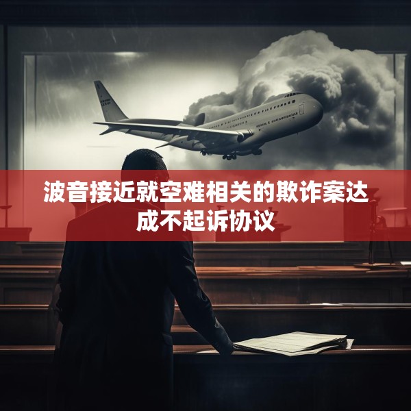 波音接近就空难相关的欺诈案达成不起诉协议
