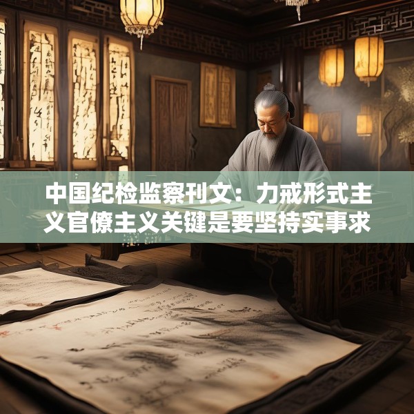 中国纪检监察刊文：力戒形式主义官僚主义关键是要坚持实事求是