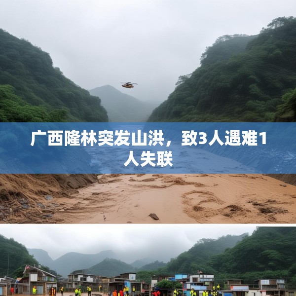 广西隆林突发山洪，致3人遇难1人失联
