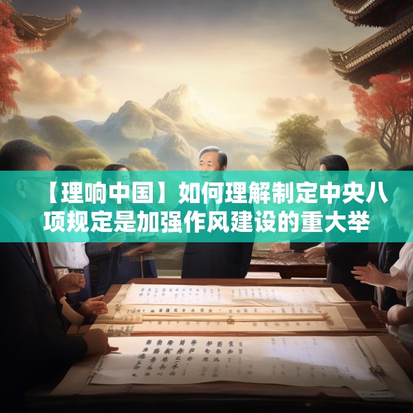 【理响中国】如何理解制定中央八项规定是加强作风建设的重大举措