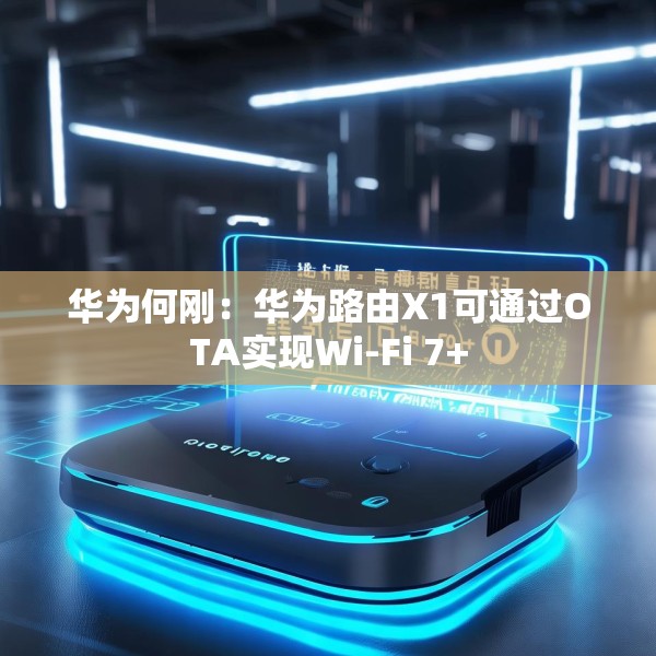 华为何刚：华为路由X1可通过OTA实现Wi-Fi 7+