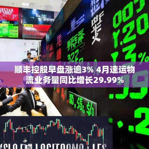 顺丰控股早盘涨逾3% 4月速运物流业务量同比增长29.99%
