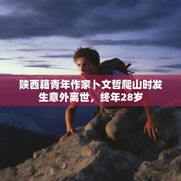 陕西籍青年作家卜文哲爬山时发生意外离世，终年28岁
