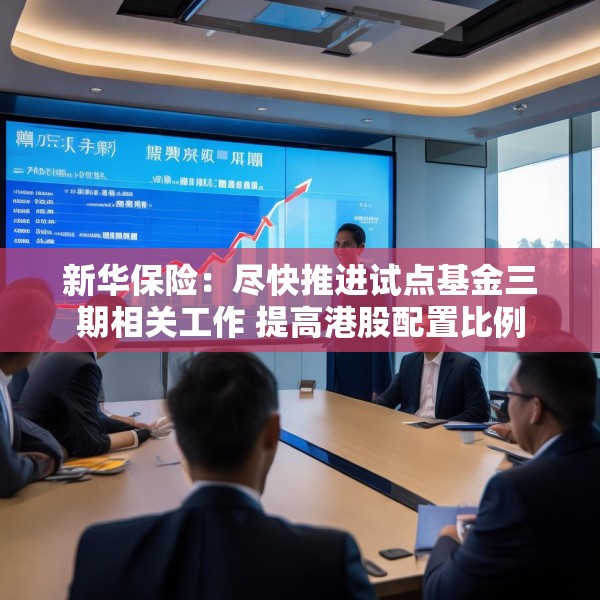 新华保险：尽快推进试点基金三期相关工作 提高港股配置比例