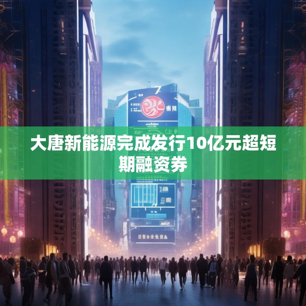 大唐新能源完成发行10亿元超短期融资券