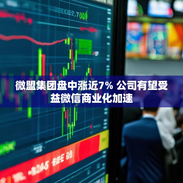 微盟集团盘中涨近7% 公司有望受益微信商业化加速