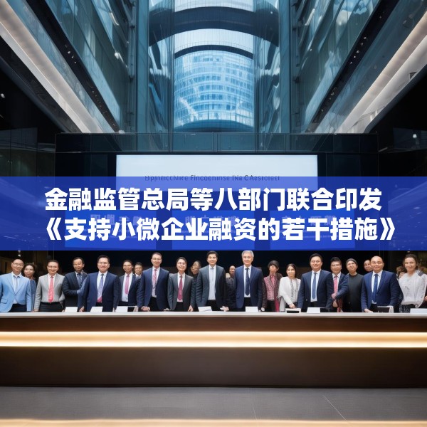 金融监管总局等八部门联合印发《支持小微企业融资的若干措施》