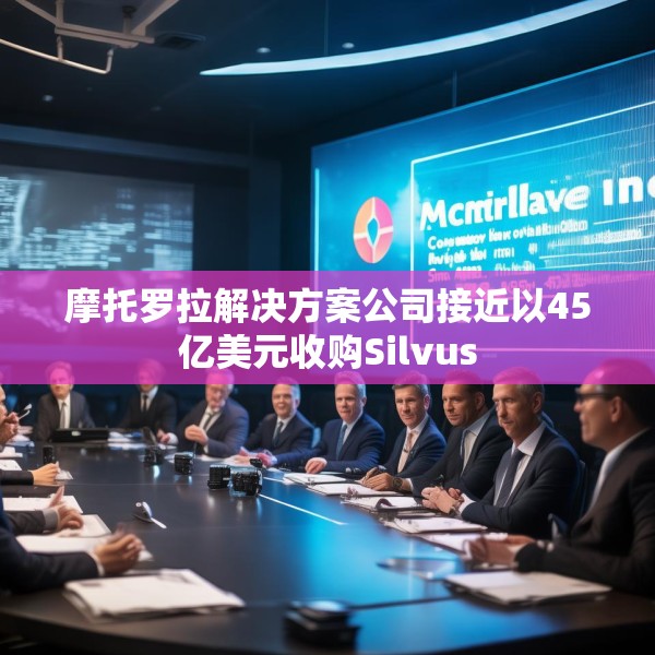 摩托罗拉解决方案公司接近以45亿美元收购Silvus