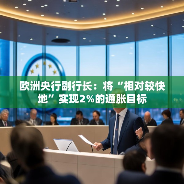 欧洲央行副行长：将“相对较快地”实现2%的通胀目标