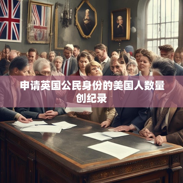 申请英国公民身份的美国人数量创纪录
