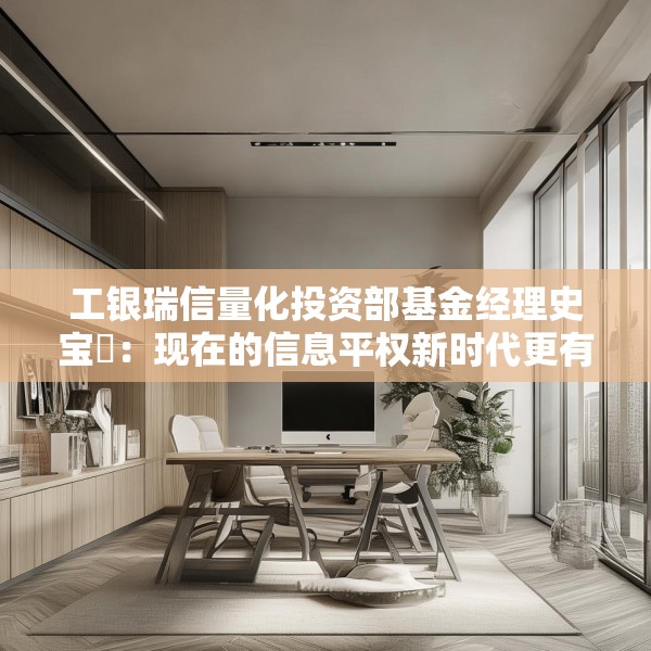 工银瑞信量化投资部基金经理史宝珖：现在的信息平权新时代更有温度