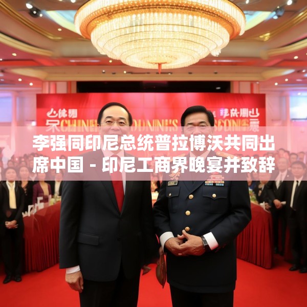 李强同印尼总统普拉博沃共同出席中国－印尼工商界晚宴并致辞
