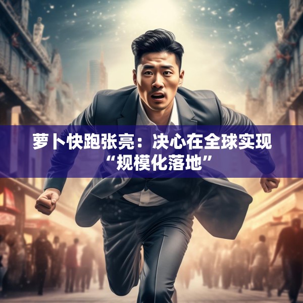 萝卜快跑张亮：决心在全球实现“规模化落地”